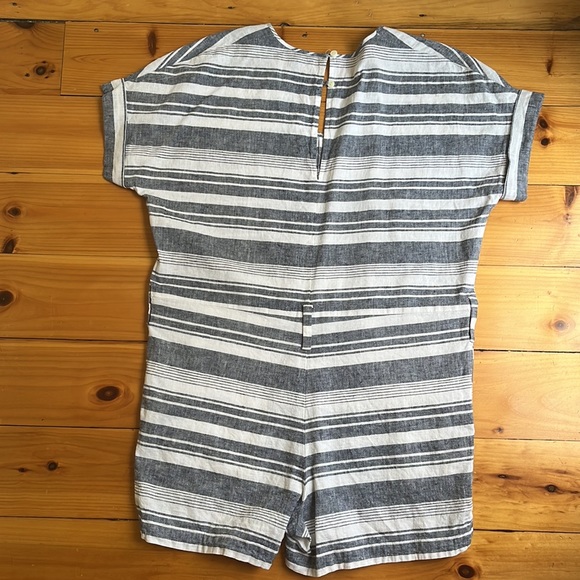 Madewell Linen-Cotton Blend Romper - Picture 10 of 10